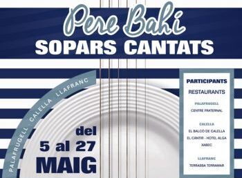 Sopars cantats Pere Bahí 2023